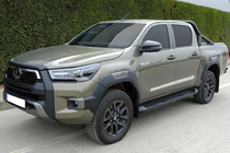 Toyota Hilux 2015– OmsaLine sierlijstcovers (4-delig, RVS) foto 3