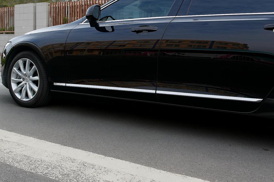 Volvo S90/V90 2016– Chromen deursierlijsten (voor V90, roestvrij staal) Image