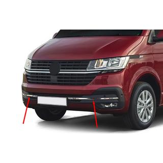 RVS bumperrooster sierlijst 2019+ (4 stuks) Volkswagen T6 2015–2024 foto 1