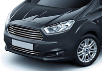 Ford Courier 2014–2023 Carmos grille sierlijsten (2014-2018, 6 stuks, RVS) foto 1