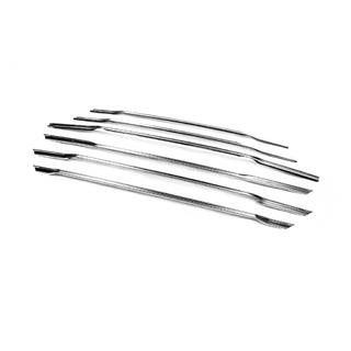 Carmos grille sierlijsten (2014-2018, 6 stuks, RVS) foto 2