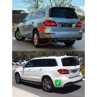 AMG V1 bodykit set met achterdiffuser (GLS63) foto 2