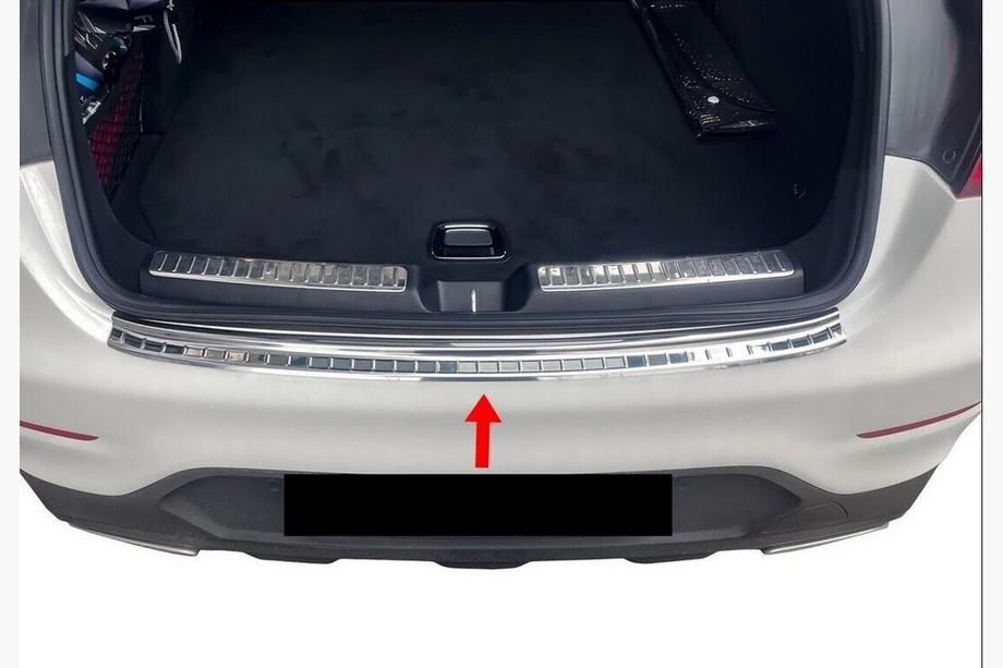 Mercedes GLC Coupé C253 2016–2023 RVS sierlijst voor achterbumper Carmos (RVS) Image