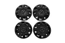 Mercedes Sprinter W906 2006–2018 Zwarte ABS wieldoppen R16 (1 bevestigingsring, set van 4) foto 2