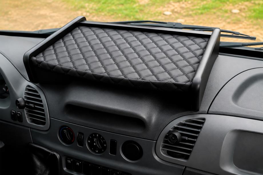 Mercedes Sprinter W901/902/903/904/905 1995–2006 Dashboardplank (2000-2006, zwart met zwart stiksel) Image