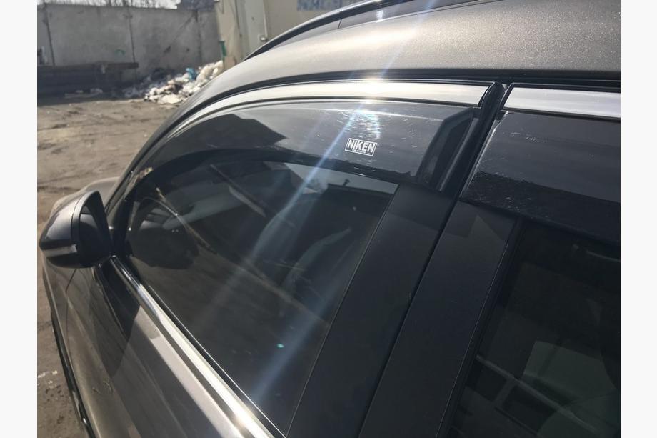 Hyundai Tucson TL 2016–2021 Raamwindschermen met chroomstrip (4 stuks, Niken) Foto 2