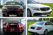 Mercedes C-klasse W204 2007–2015 Complete bodykit in W205-design foto 1