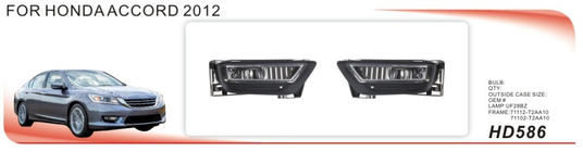 Honda Accord IX 2013–2017 Mistlampen (2012-2015, halogeen) foto 1
