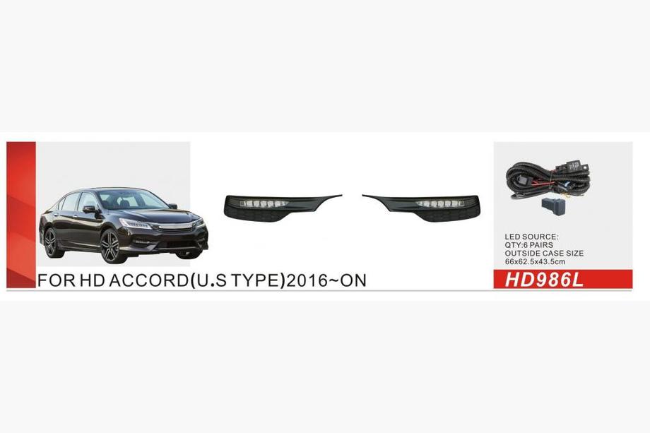 Honda Accord X 2017–2022 US-type mistlampen (2017-2020, LED) Image
