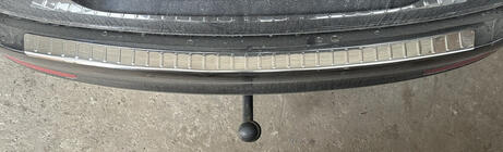 Skoda Octavia II A5 2010–2013 Carmos RVS achterbumperbeschermer (SD/SW) foto 3