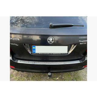 Carmos RVS achterbumperbeschermer (SD/SW) Skoda Octavia II A5 2010–2013 foto 1