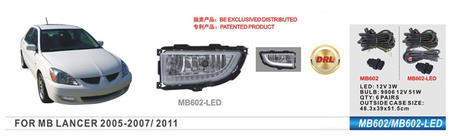 Mitsubishi Lancer 9 2004–2008 Mistlampen (2 stuks, LED) foto 1