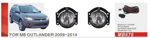 Mitsubishi L200 2015–2024 Mistlampenset 2015-2019 (2 stuks, halogeen) foto 1