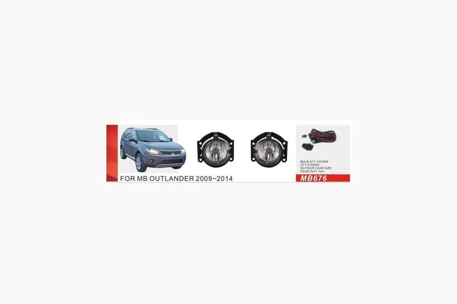 Mitsubishi L200 2015–2024 Mistlampenset 2015-2019 (2 stuks, halogeen) Image