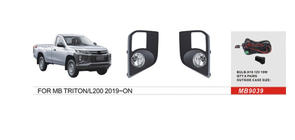 Mitsubishi Pajero Sport 2015– Mistlampenset 2019+ (2 stuks, halogeen) foto 1