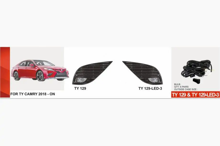 Toyota Camry 2017–2023 Mistlampen US-type (2 stuks, LED) Image