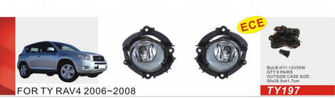 Toyota Rav 4 2006–2013 Mistlampen 2006-2008 (set van 2, halogeen) foto 1
