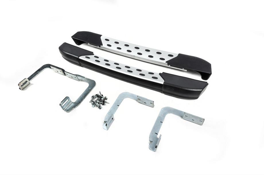 Volkswagen Crafter 2006–2016 DOT-Line side steps achter het wiel (2 stuks, aluminium) Middellange wielbasis Foto 2