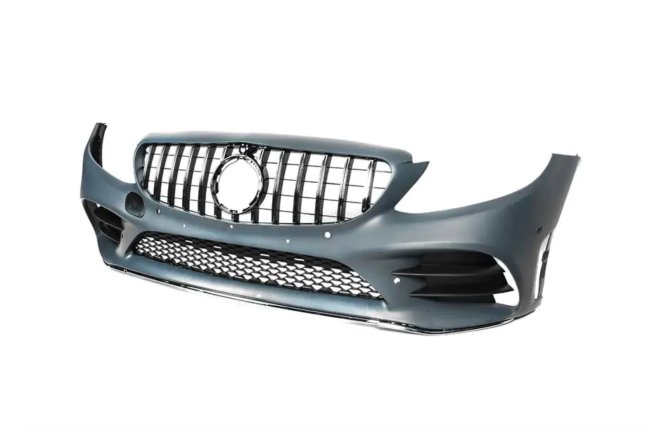 Mercedes C-klasse W205 2014–2021 Voorbumper compleet (AMG Line 2018-2021) Foto 8