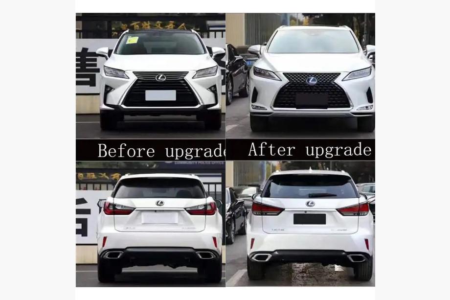 Lexus RX 2016–2022 Faceliftset voor 2021 (bumper, koplampen, achterlichten) Foto 8