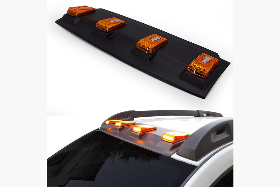 Renault Duster 2018–2024 Voorruit zonneklep V2 (LED) Image