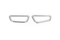 Renault Megane IV 2016–2025 Interieur luchtrooster afdekking (set 2 stuks, RVS) foto 4