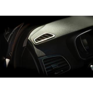 Interieur luchtrooster afdekking (set 2 stuks, RVS) Renault Megane IV 2016–2025 foto 3