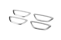 Renault Megane IV 2016–2025 Sierlijsten rond interieur deurklinken (4-delig, RVS) foto 3