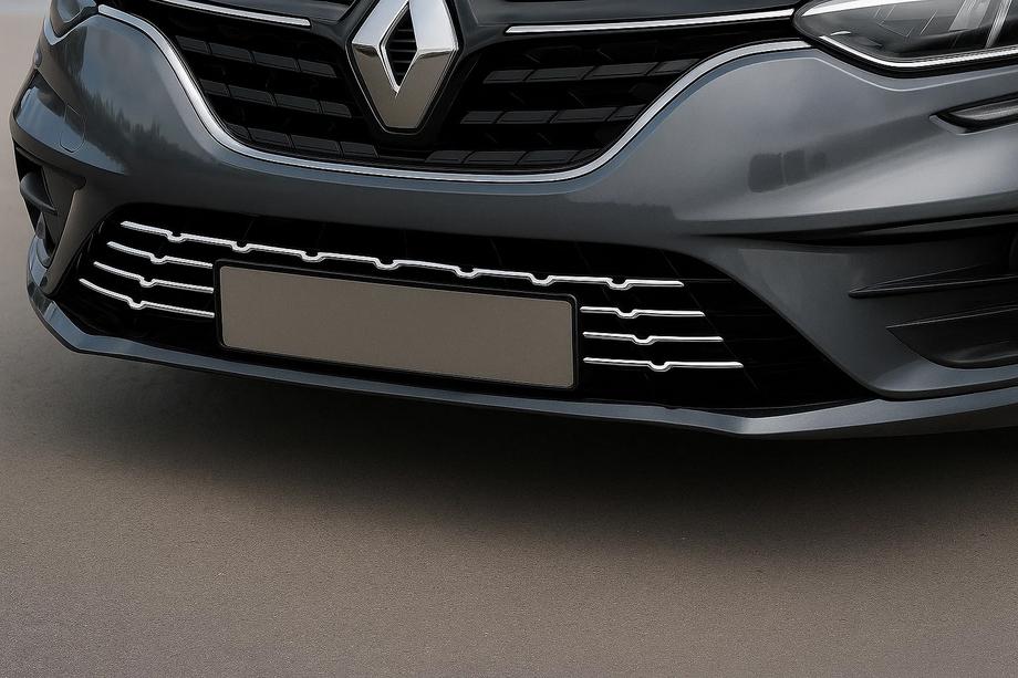 Renault Megane IV 2016–2025 RVS bumperbeschermers 2021+ (7-delig) Image