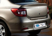 Dacia Logan II 2013–2022 RVS achterkleprand 2013-2018 foto 1