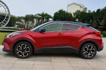Toyota C-HR 2016–2023 OmsaLine raamomlijsting (4-delig, RVS) foto 3