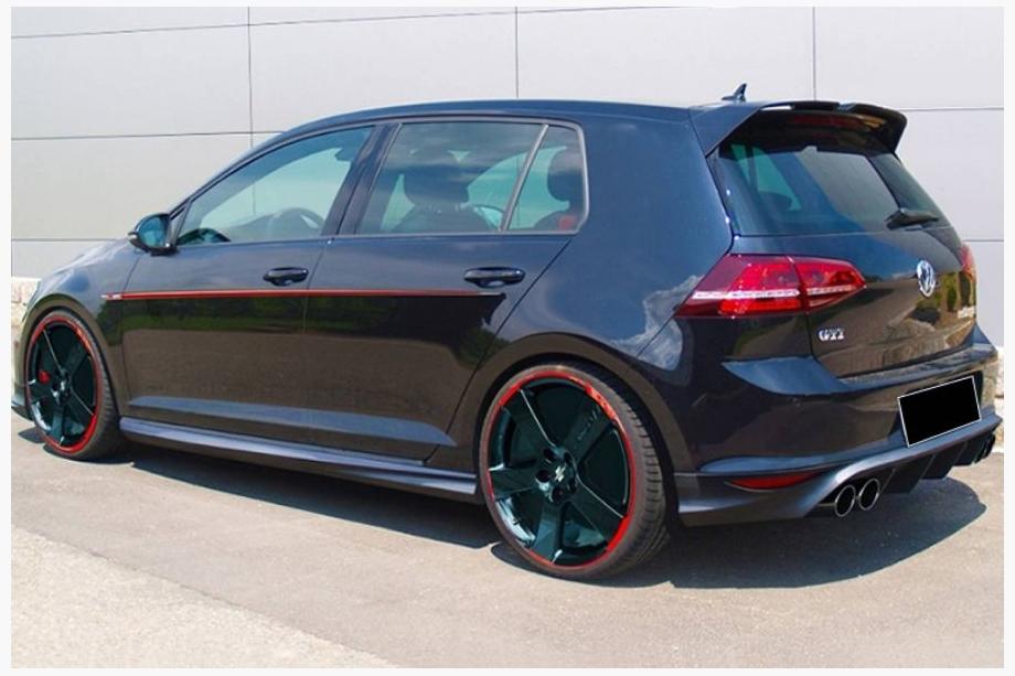 Volkswagen Golf 7/E-Golf 2012–2020 DPT spoiler (voor GTI / R hatchback, ABS-kunststof) Image