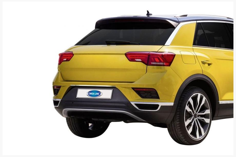 Volkswagen T-Roc 2017–2025 Sierlijst boven kentekenplaat (OmsaLine, RVS) Image