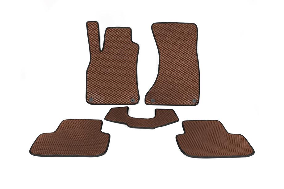 Audi A4 B8 2007–2015 EVA automatten (bruin) Image