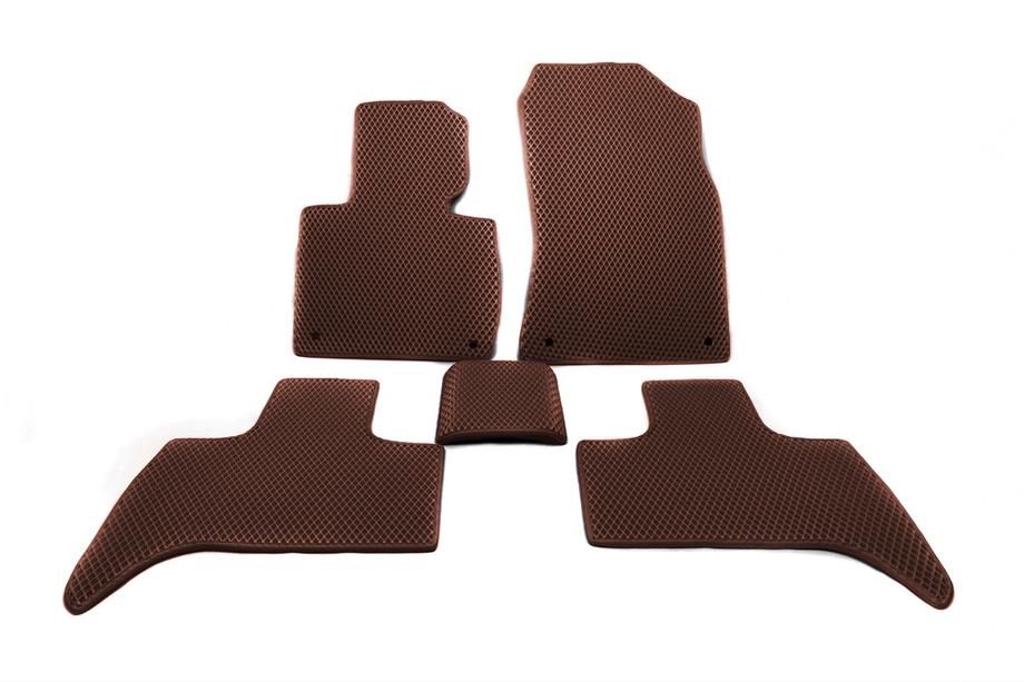 BMW X5 E53 1999–2006 EVA automatten (bruin) Foto 2