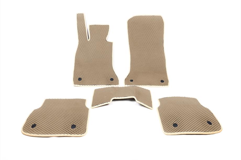 BMW 7 Serie F01/F02 2008–2015 EVA automatten (voor F02, beige) Image
