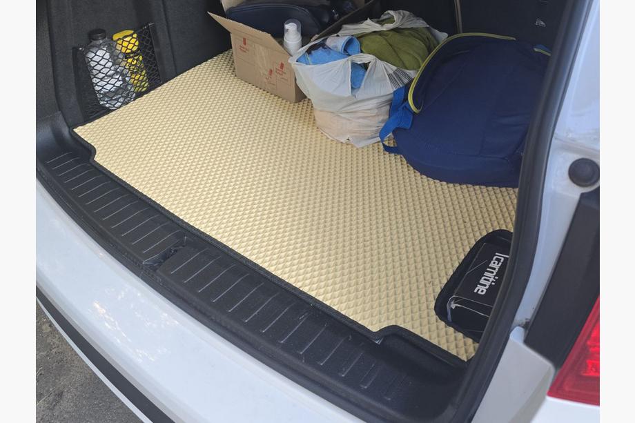BMW X3 F25 2011–2018 Kofferbakmat (EVA, beige) Image