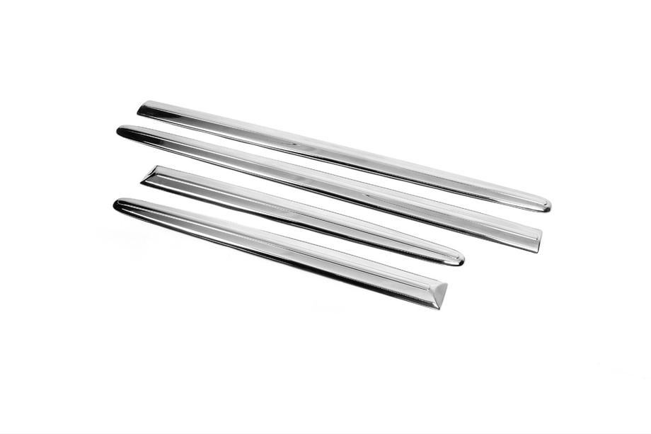 Peugeot 206 1998–2024 Deurstrip (set van 4, RVS) Foto 2