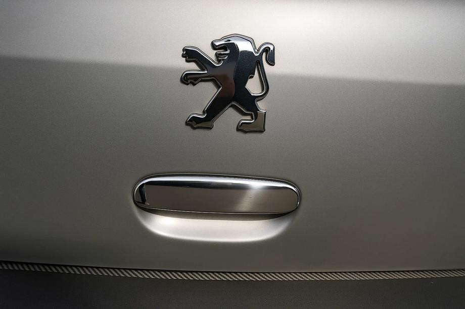 Peugeot 307 2001–2008 Chroomkap voor achterklephandgreep (RVS) Image