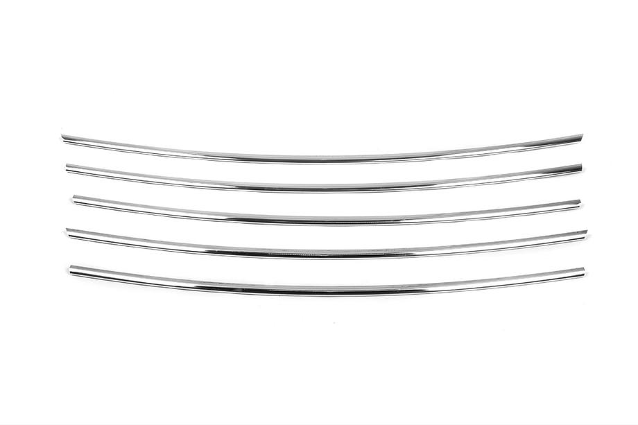 Peugeot 307 2001–2008 Grille sierlijsten (2005-2008, 5-delig, RVS) Foto 2
