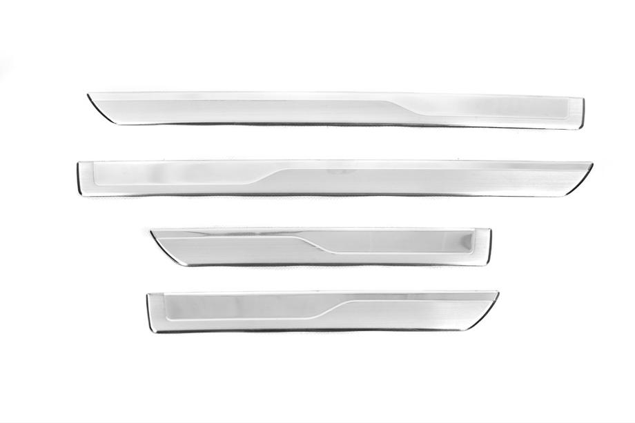 Skoda Kodiaq 2016–2023 OmsaLine instaplijsten (set van 4, RVS) Image