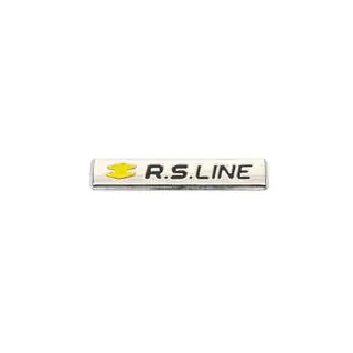 RS achterembleem (1 st., RVS)