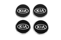 KIA Sticker set voor naafdoppen V1 60 mm (4 stuks) foto 1