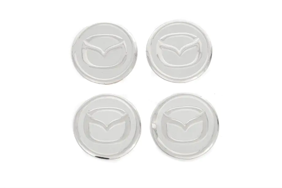 Mazda Stickers voor naafdoppen V2 60 mm (4 stuks) Foto 2