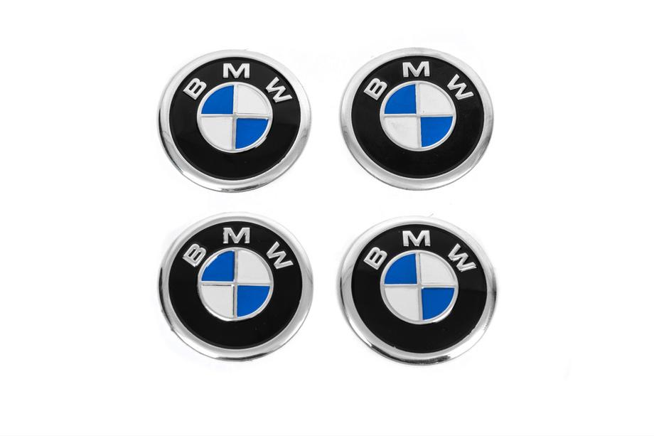 BMW Sticker set voor naafdoppen V1 60 mm (4 stuks) Foto 1