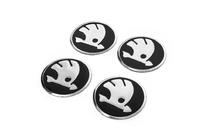 Skoda Sticker set voor naafdoppen V1 60 mm (4 stuks) foto 2