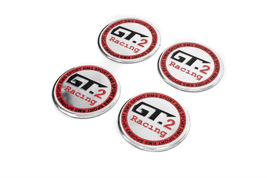 GT2 V2 60mm naafkapstickers (4 stuks) Foto 2