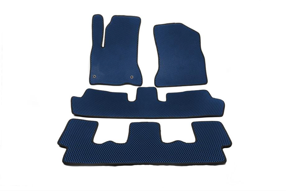 Citroen C-4 Picasso 2006–2013 EVA automatten (3 rijen, blauw) Image