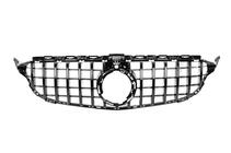 Mercedes C-klasse W205 2014–2021 Panamericana GT Black voorgrille (voor Avantgarde/AMG-Line/C43 AMG) foto 2