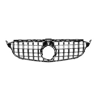 Panamericana GT Black voorgrille (voor Avantgarde/AMG-Line/C43 AMG) Mercedes C-klasse W205 2014–2021 foto 2